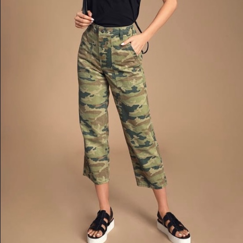 Free People Remy camo pants